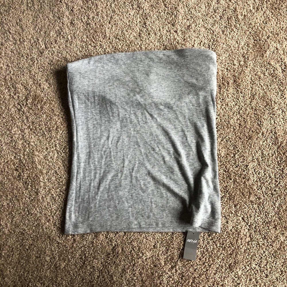 🆕 Aerie Grey Strapless Top